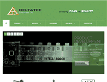 Tablet Screenshot of deltatee.com
